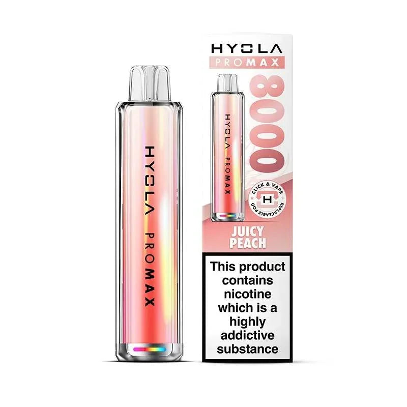 Hyola Pro Max 8000 Pod Kit Juicy Peach Flavour