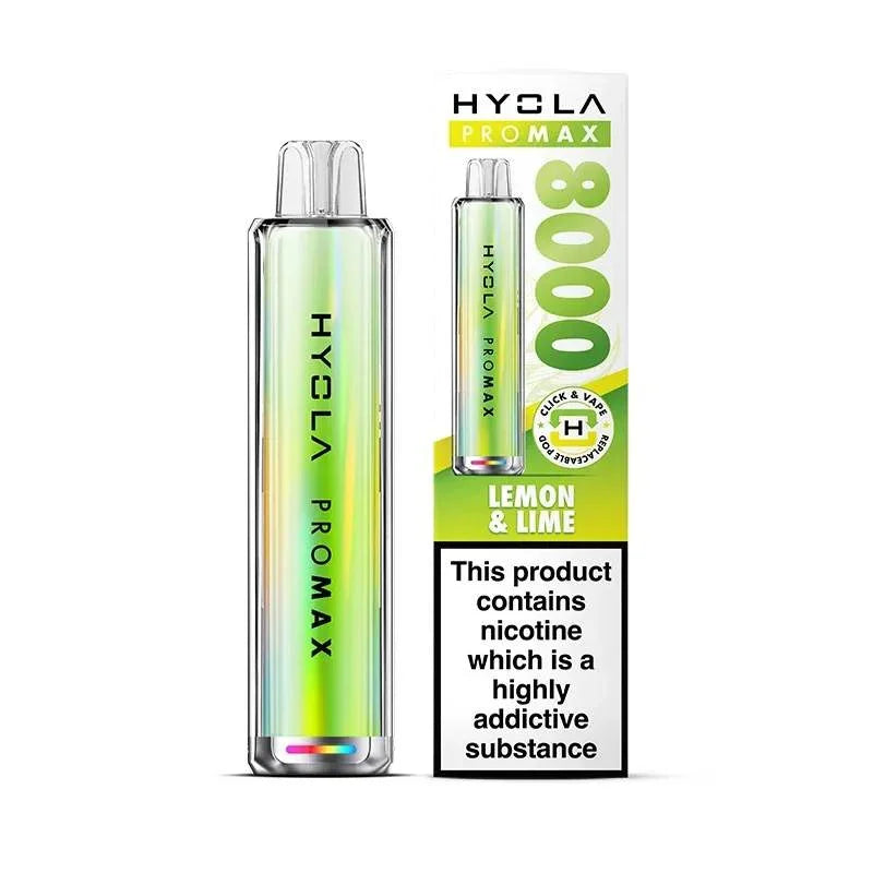 Hyola Pro Max 8000 Pod Kit Lemon Lime Flavour