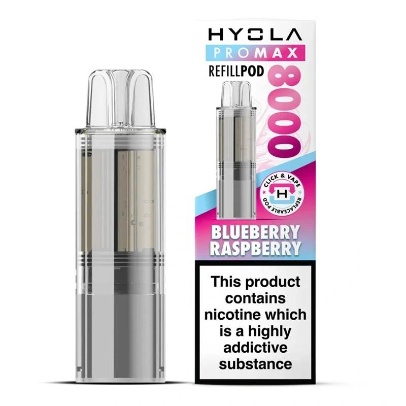 Hyola Pro Max 8000 Refill Pods Blueberry Raspberry Flavour