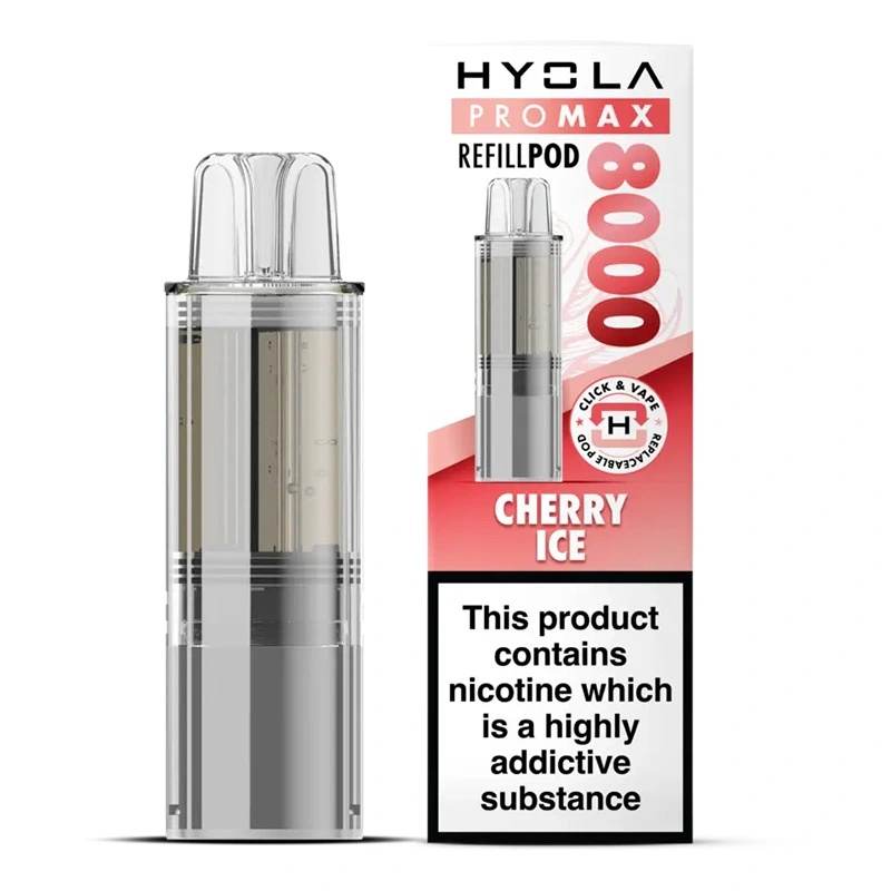 Hyola Pro Max 8000 Refill Pods Cherry Ice Flavour