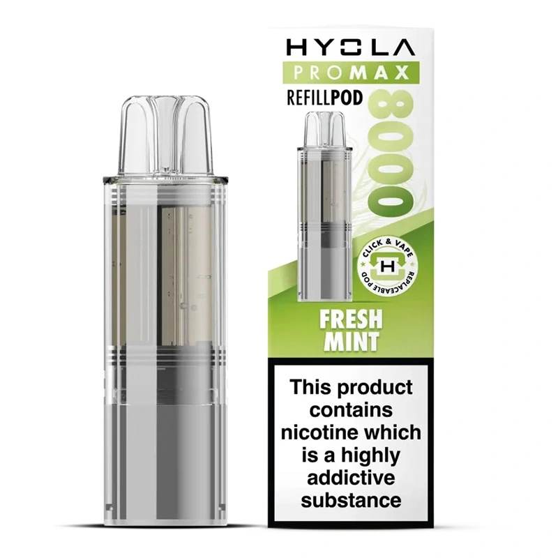 Hyola Pro Max 8000 Refill Pods Fresh Mint Flavour