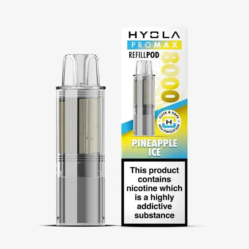 Hyola Pro Max 8000 Refill Pods Pineapple Ice Flavour