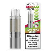 Hyola Pro Max 8000 Refill Pods Sour Apple Cherry Flavour