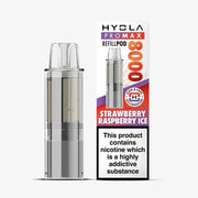 Hyola Pro Max 8000 Refill Pods Strawberry Raspberry Ice Flavour
