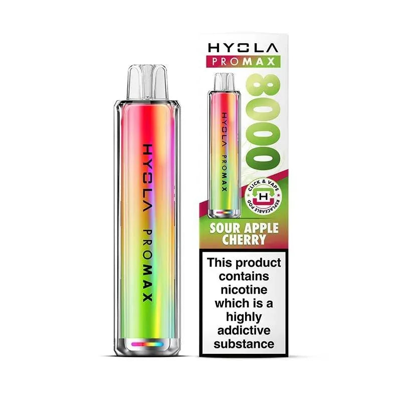 Hyola Pro Max 8000 Pod Kit Sour Apple Cherry Flavour