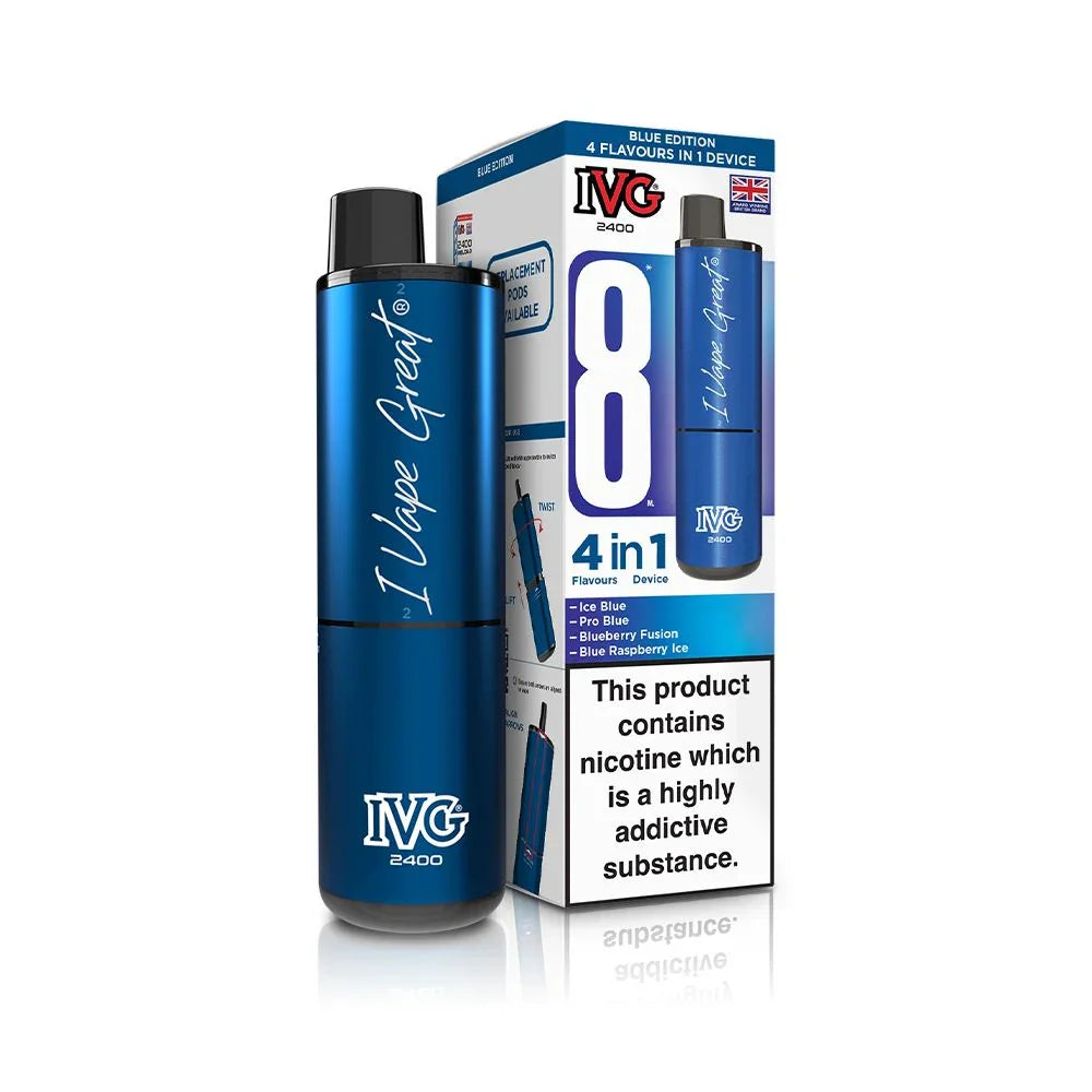 IVG 2400 Vape Kit Blue Edition