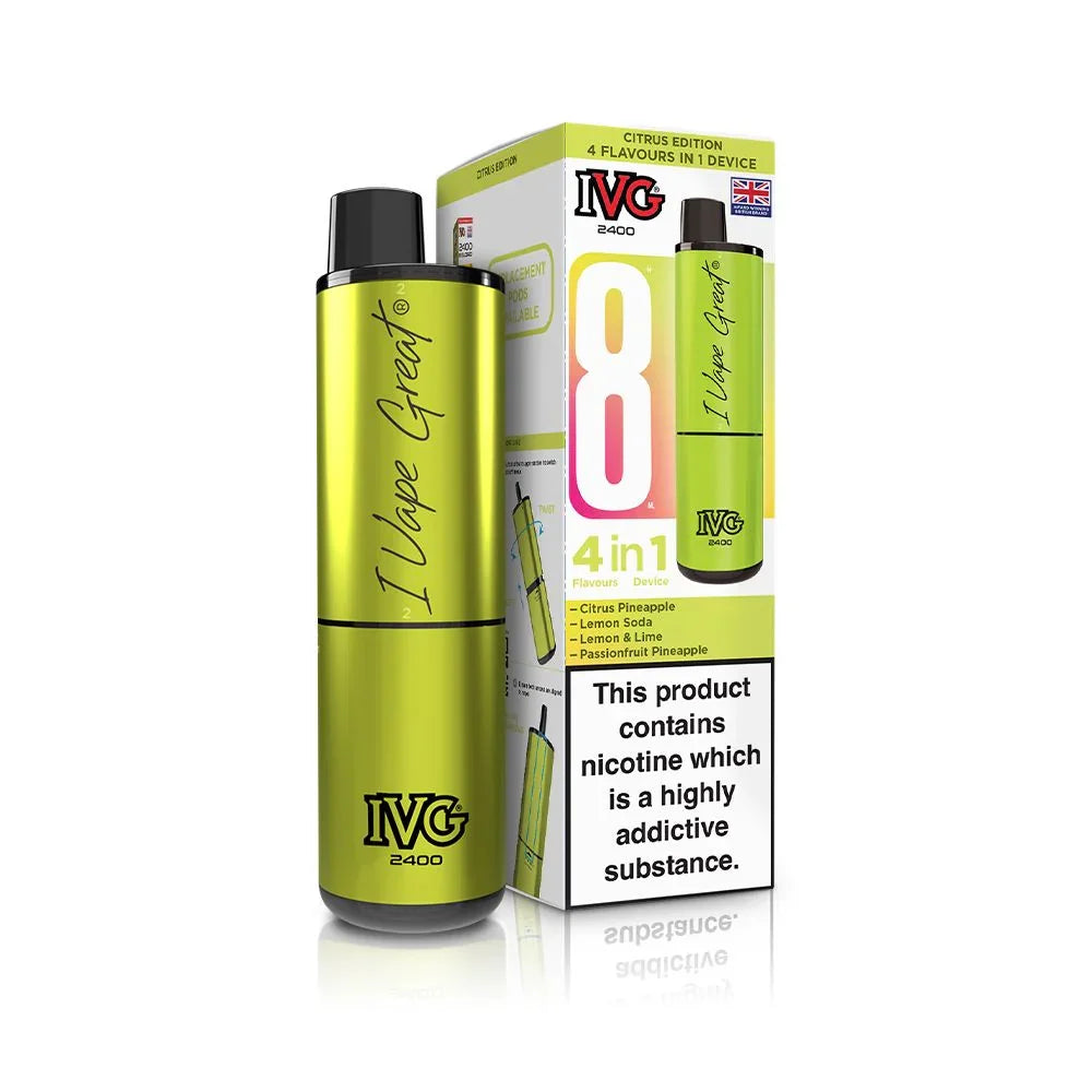 IVG 2400 Vape Kit Citrus Edition
