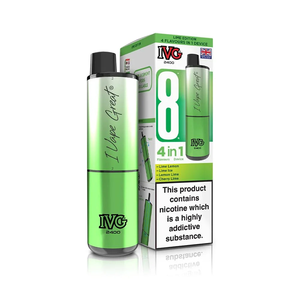 IVG 2400 Vape Kit Lime Edition