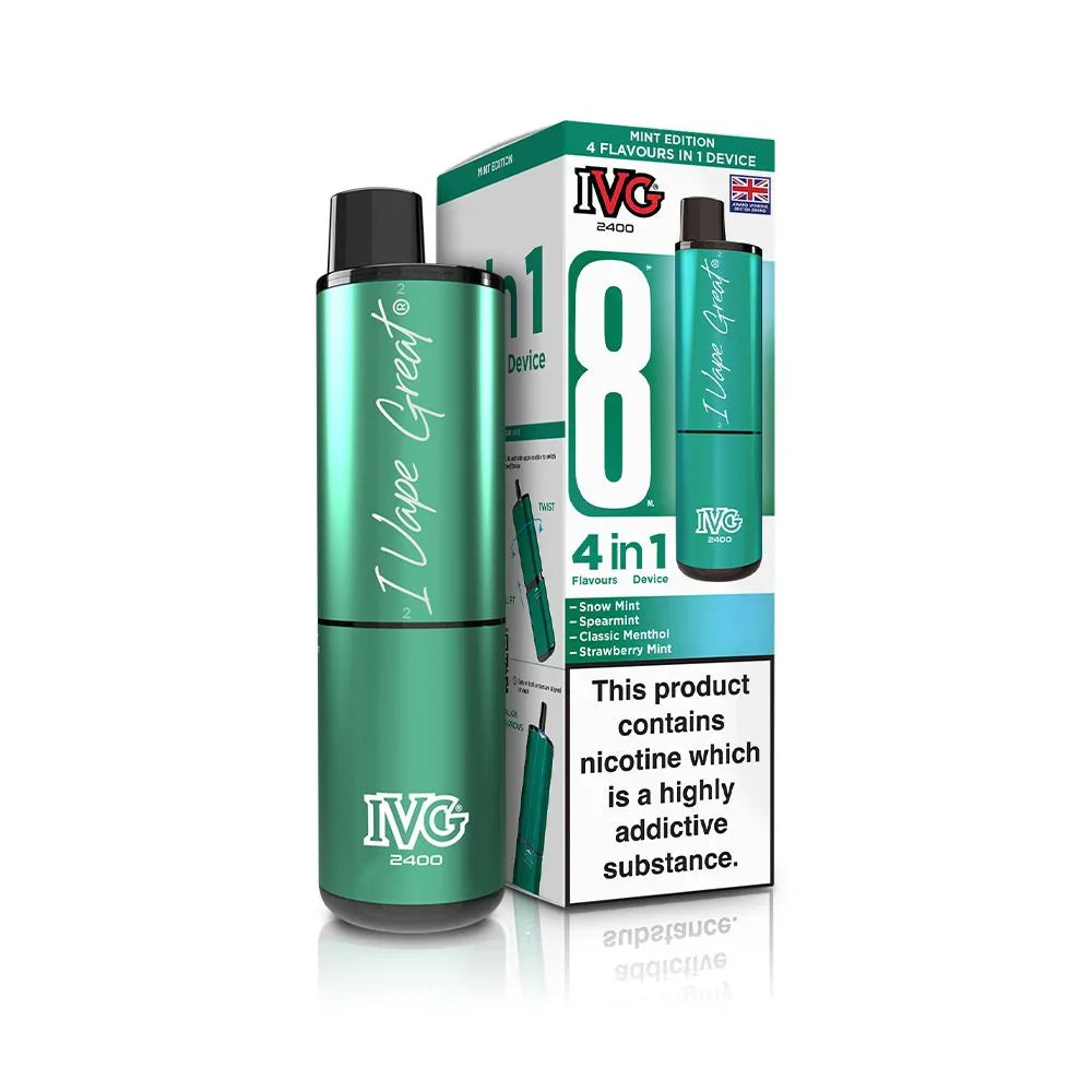 IVG 2400 Vape Kit Mint Edition