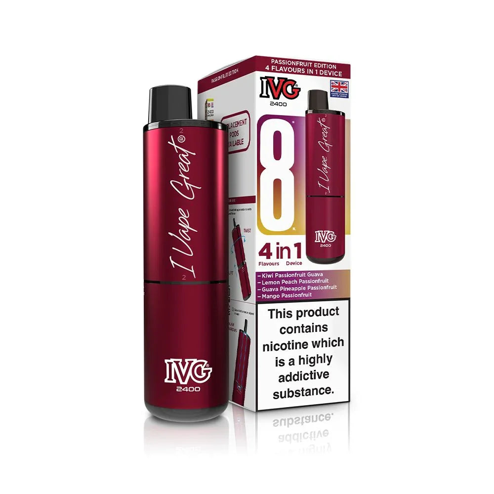 IVG 2400 Vape Kit Passionfruit Edition