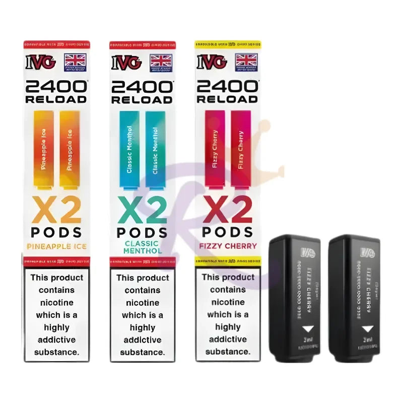 IVG 2400 Reload 2 In 1 Vape Pods
