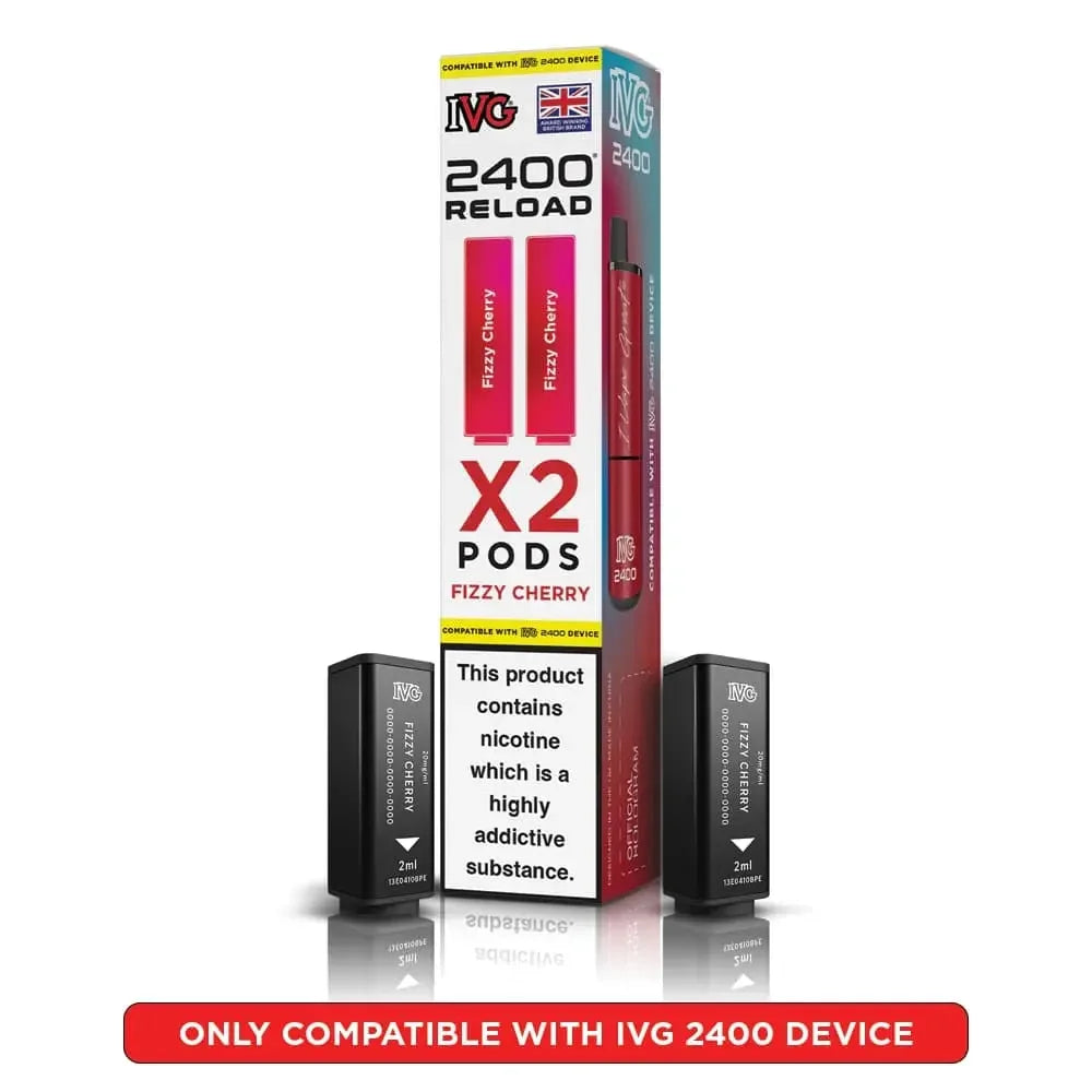 IVG 2400 Reload Pod Fizzy Cherry Flavour
