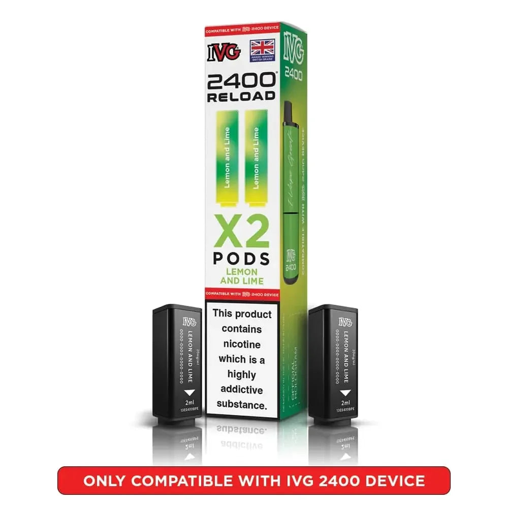 IVG 2400 Reload Pod Lemon Lime Flavour