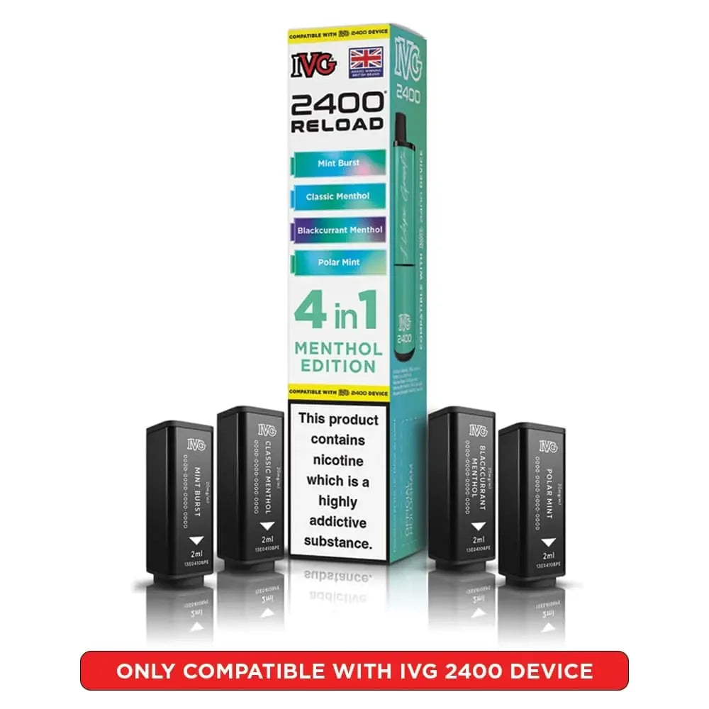 IVG 2400 Reload Pod Menthol Edition