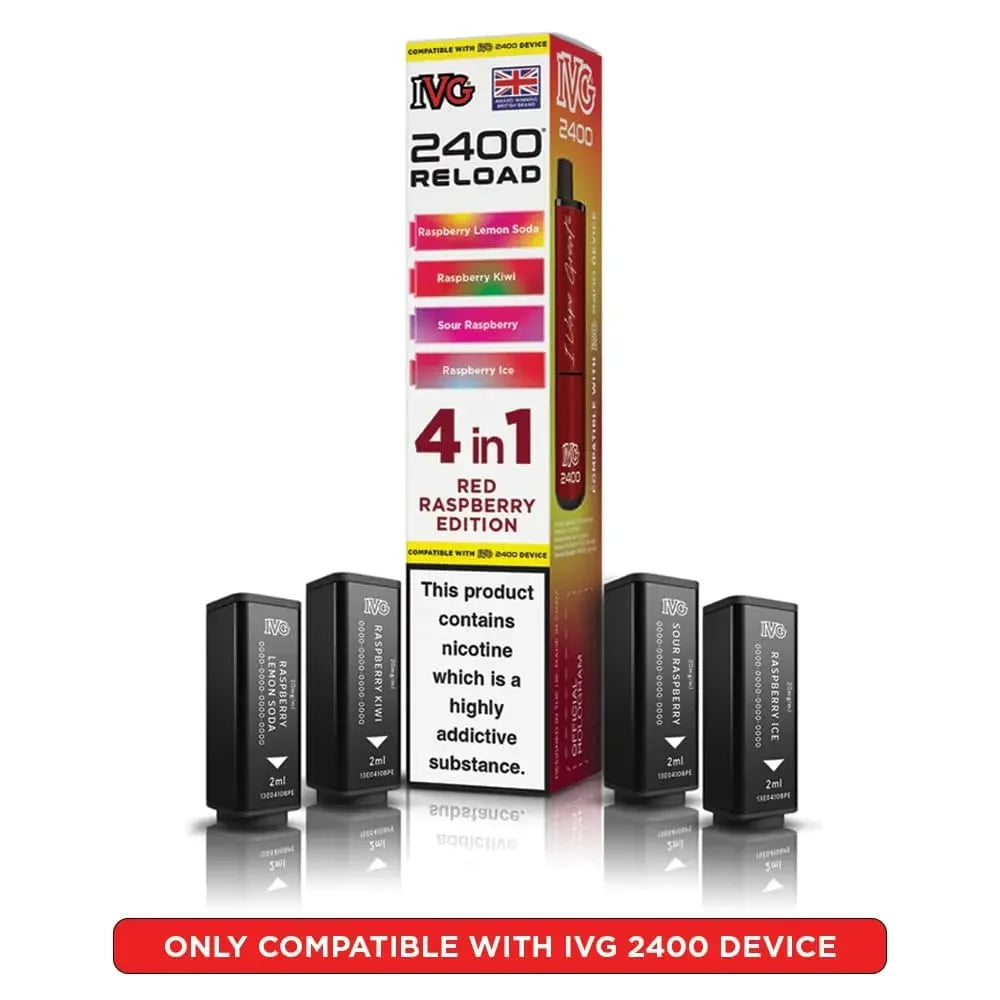 IVG 2400 Reload Pod Red Raspberry Edition