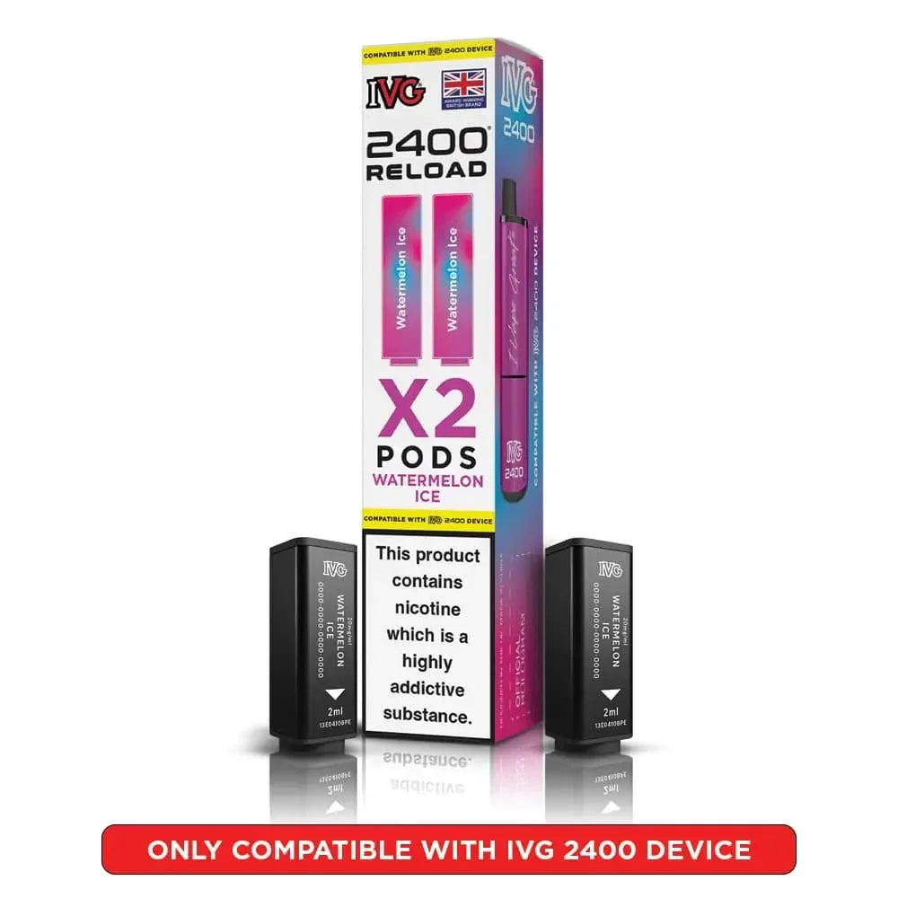IVG 2400 Reload Pod Watermelon Ice Flavour