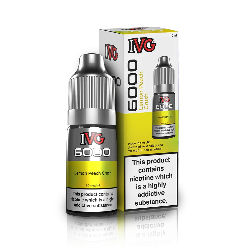 IVG 6000 Nic Salts Lemon Peach Crush