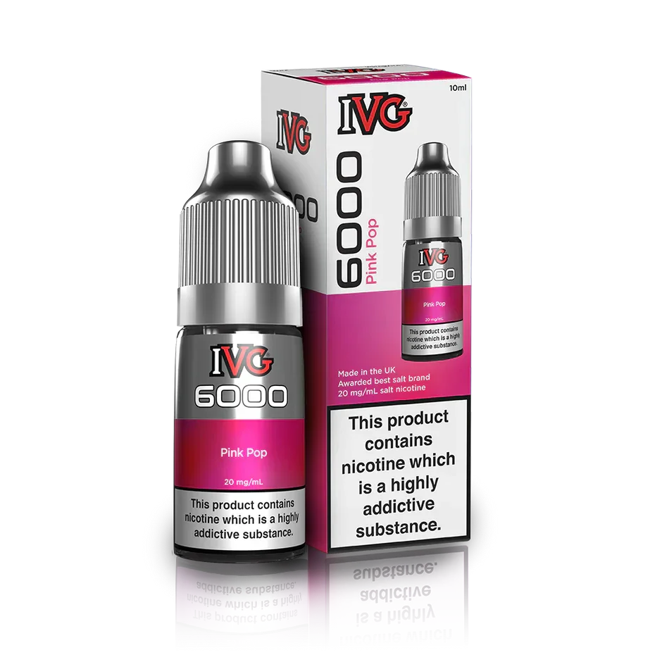 IVG 6000 Nic Salts Pink Pop