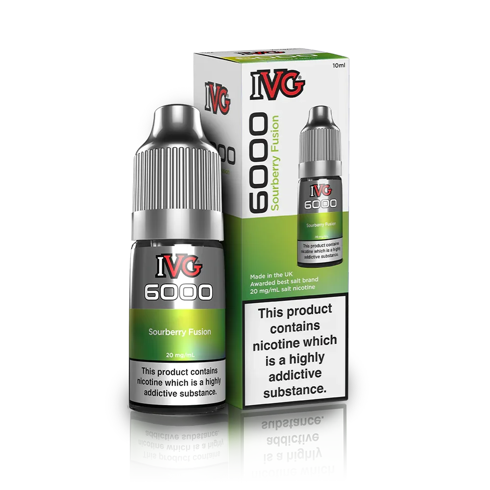 IVG 6000 Nic Salts Sourberry Fusion