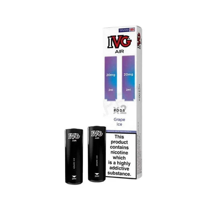IVG Air Pods Grape Ice Flavour