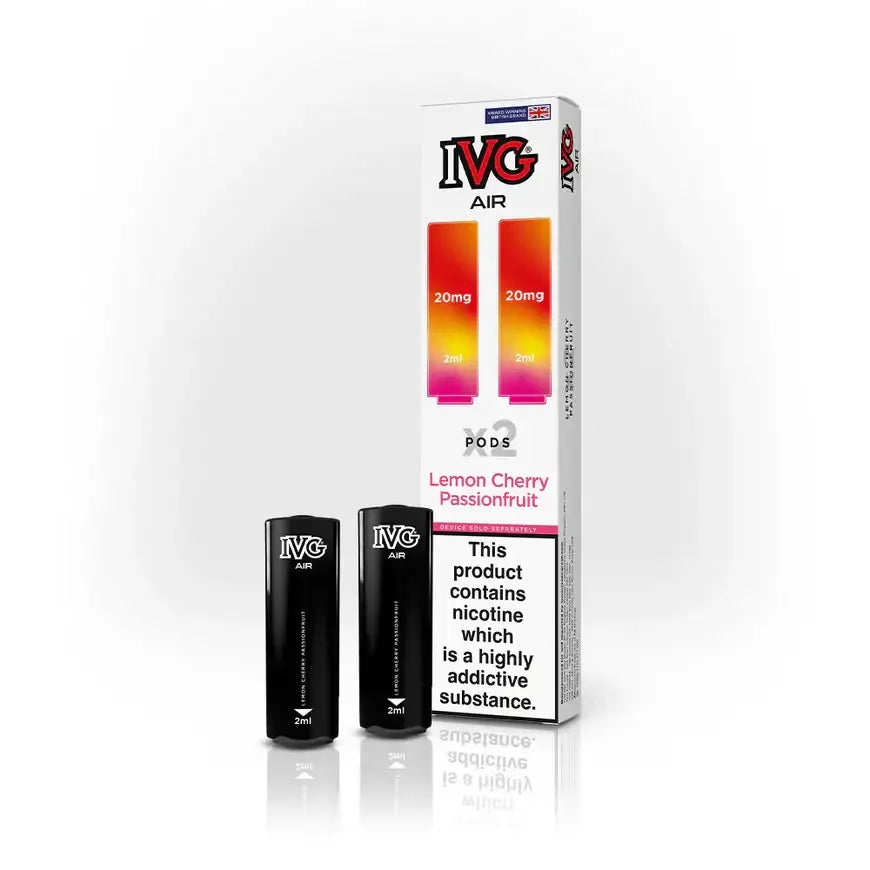 IVG Air Pods Lemon Cherry Passion Fruit Flavour