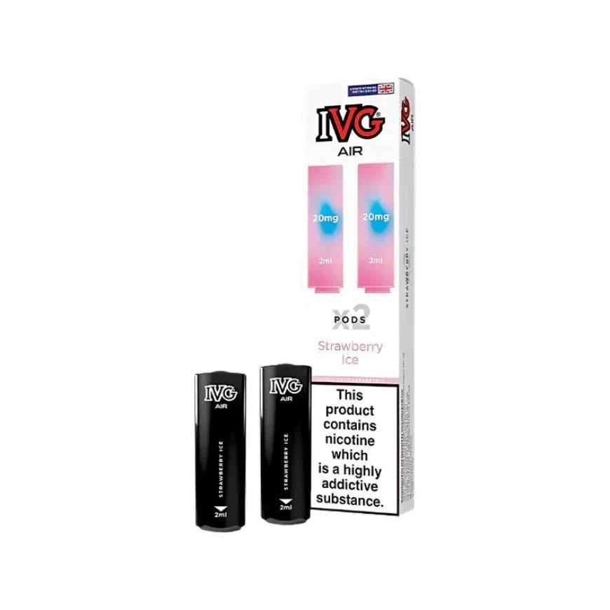 IVG Air Pods Strawberry Ice Flavour