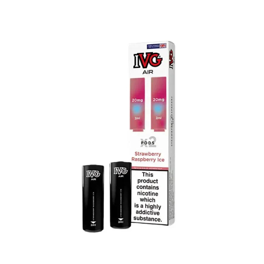 IVG Air Pods Strawberry Raspberry Ice Flavour