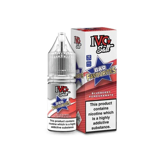 IVG Salt Bar Favourites e-liquid Blueberry Pomegranate Flavour