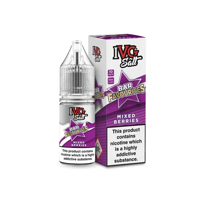 IVG Salt Bar Favourites e-liquid Mixed Berries Flavour