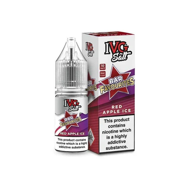 IVG Salt Bar Favourites e-liquid Red Apple Ice Flavour