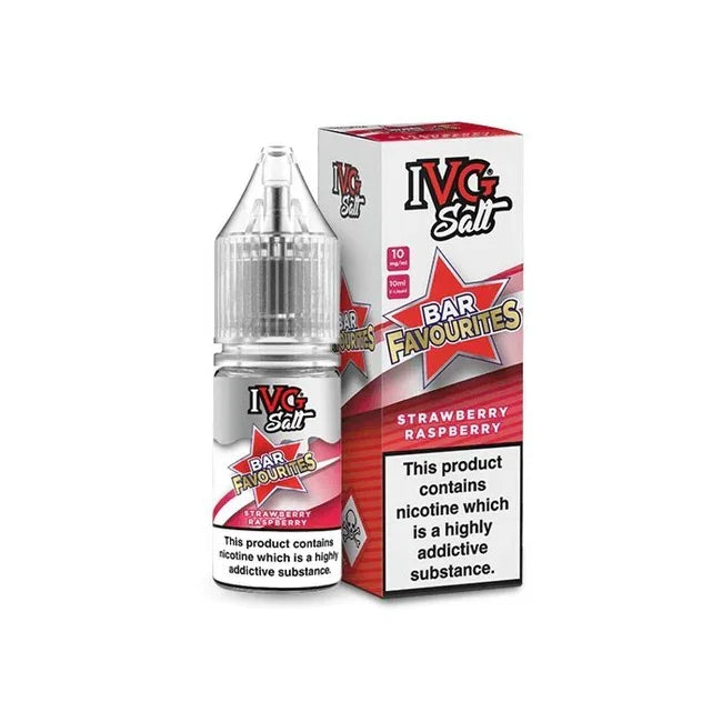 IVG Salt Bar Favourites e-liquid Strawberry Raspberry Flavour