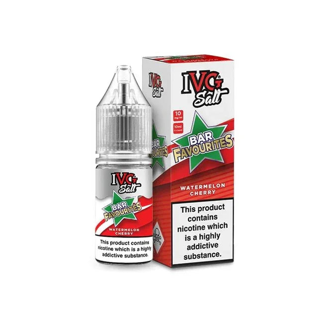 IVG Salt Bar Favourites e-liquid Watermelon Cherry Flavour