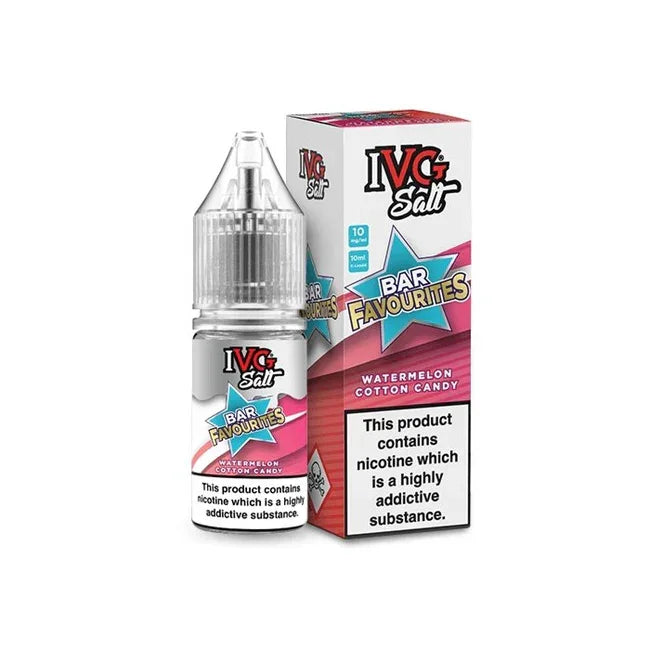 IVG Salt Bar Favourites e-liquid Watermelon Cotton Candy Flavour