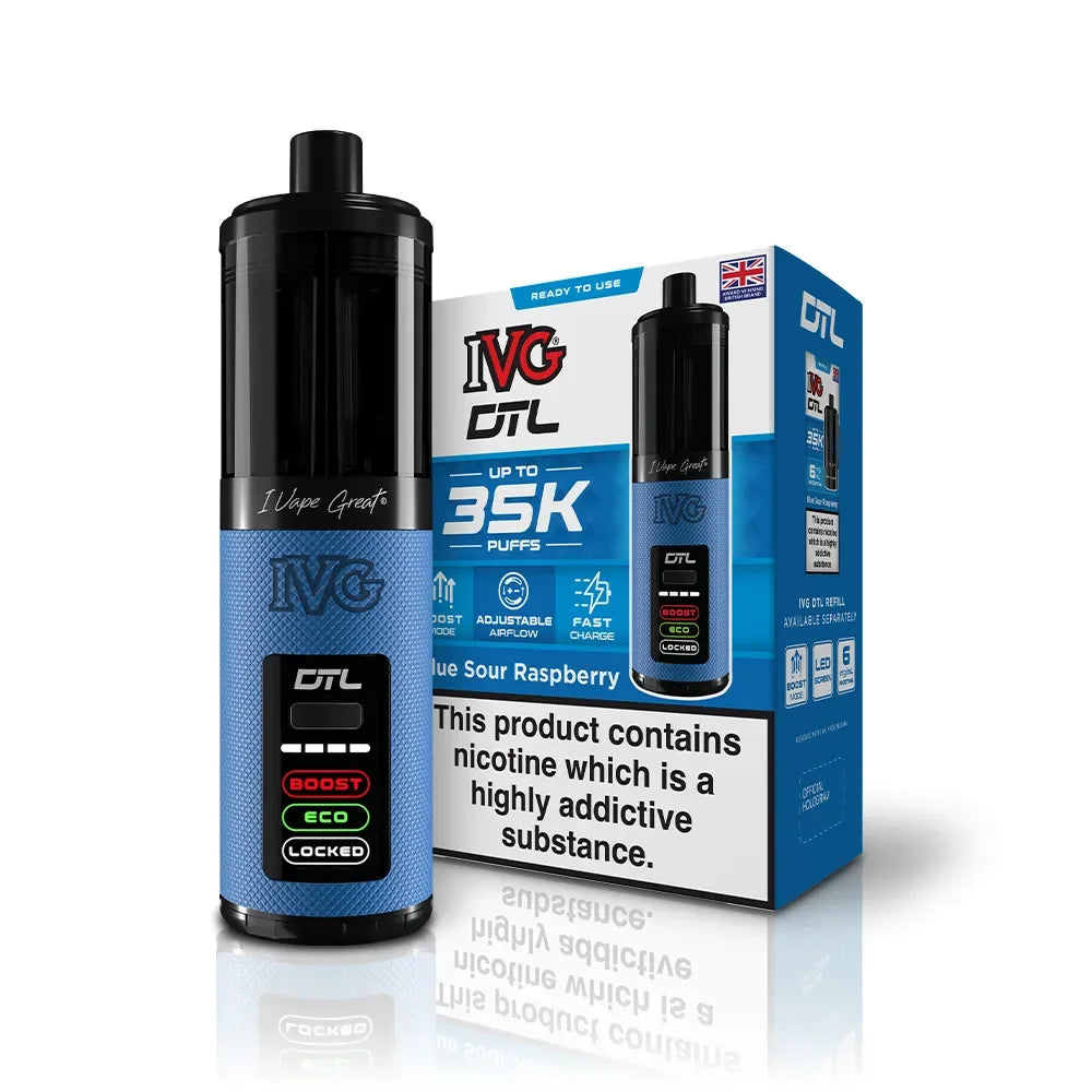 IVG DTL 35 Kit Blue Sour Raspberry Flavour