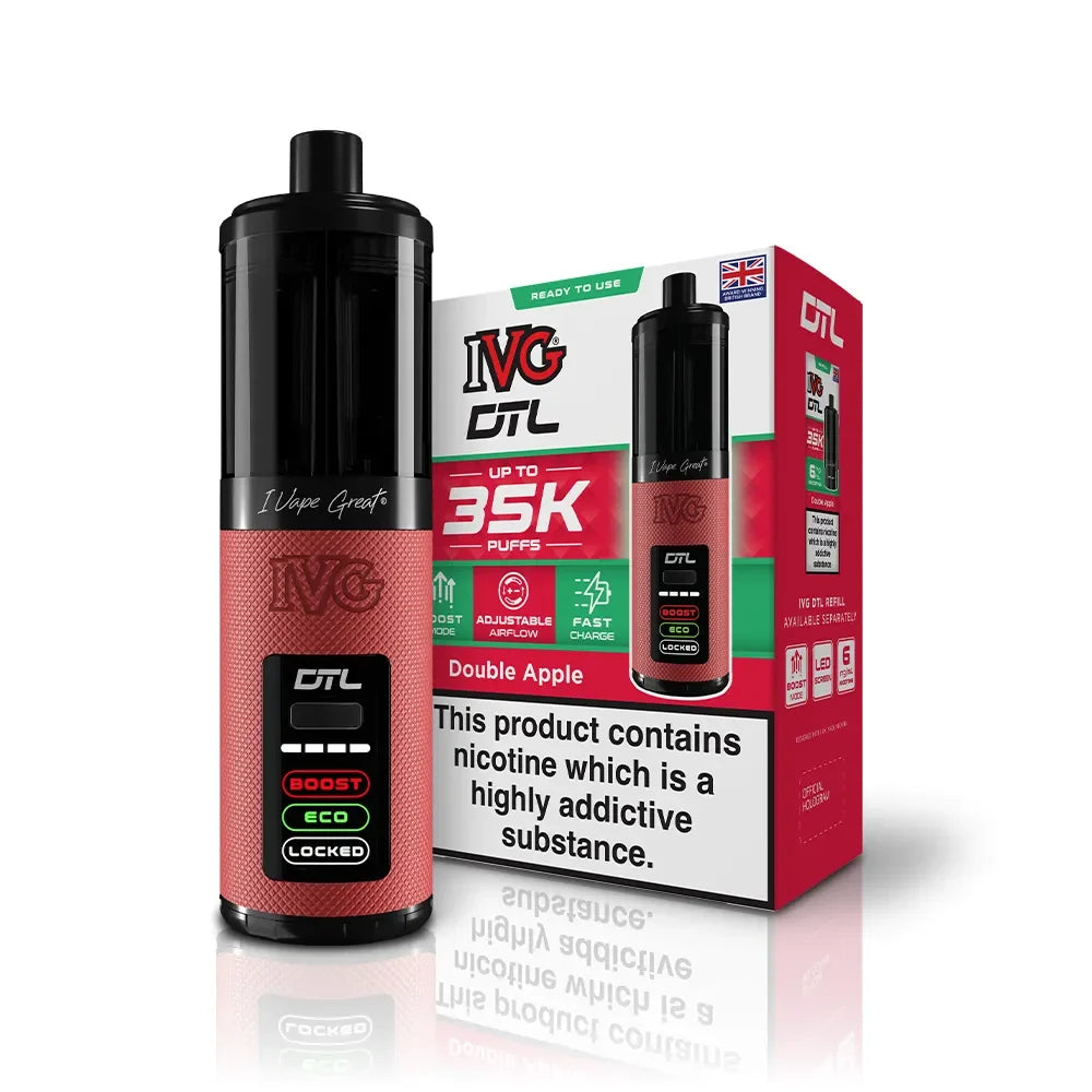 IVG DTL 35 Kit Double Apple Flavour