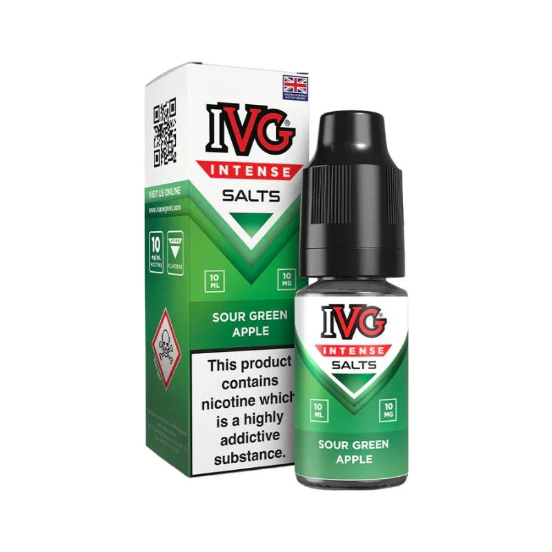 IVG Intense Salts Sour Green Apple Flavour