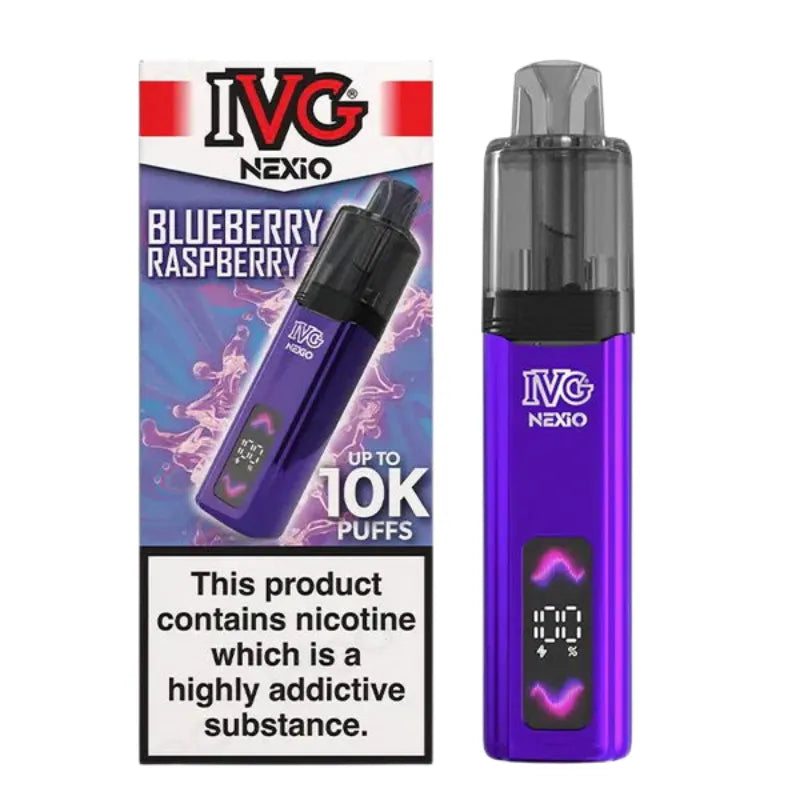 IVG Nexio 10K Vape Kit Blueberry Raspberry Flavour
