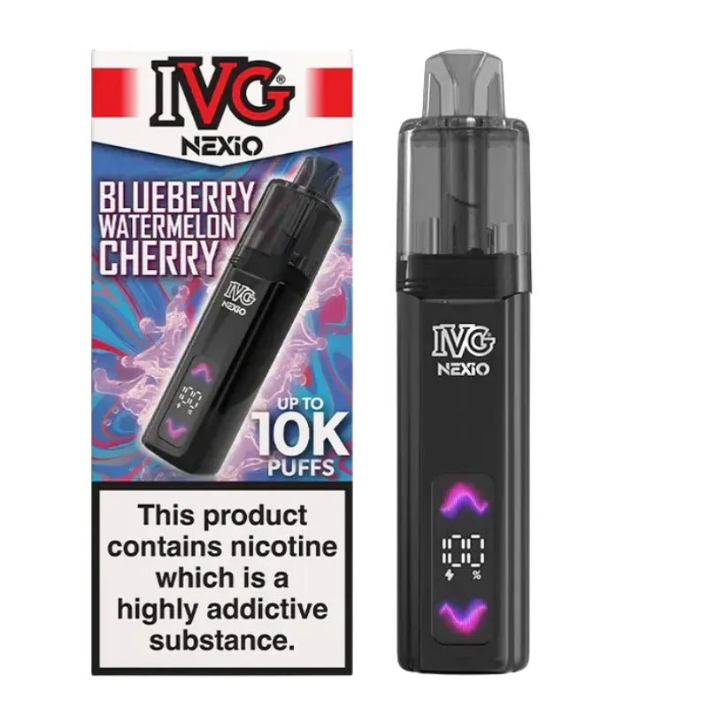IVG Nexio 10K Vape Kit Blueberry Watermelon Flavour
