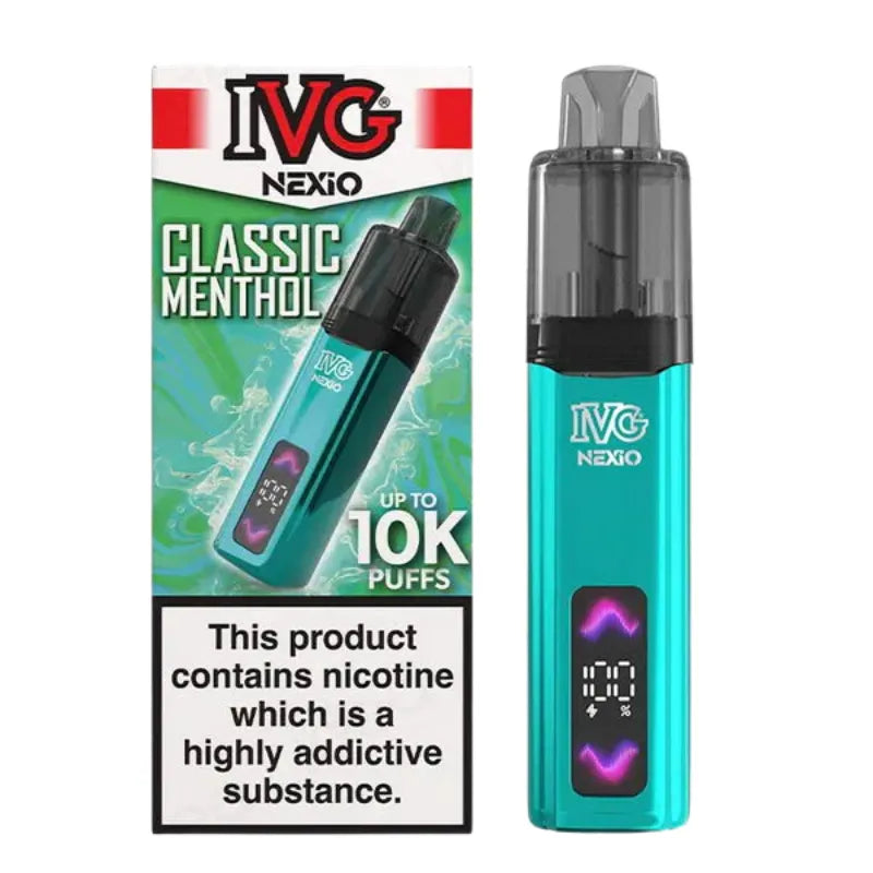 IVG Nexio 10K Vape Kit Classic Menthol Flavour