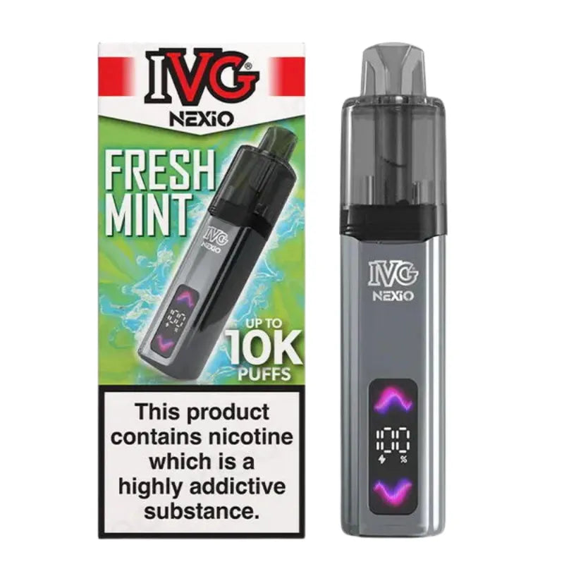 IVG Nexio 10K Vape Kit Fresh Mint Flavour