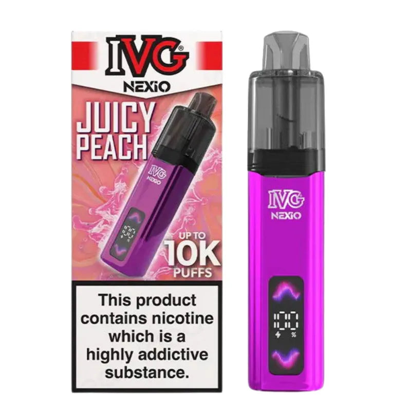 IVG Nexio 10K Vape Kit Juicy Peach Flavour