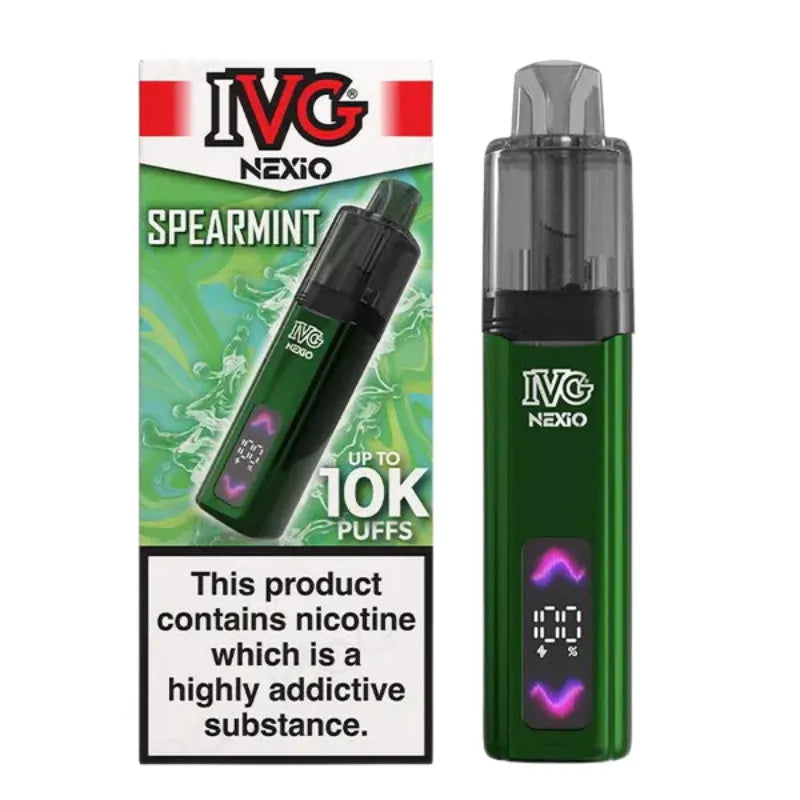 IVG Nexio 10K Vape Kit Spearmint Flavour