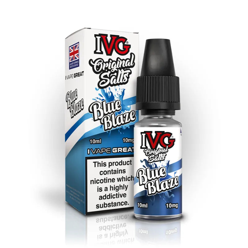 IVG Originals Nicotine Salt E-Liquids blue Blaze 10MG Flavour