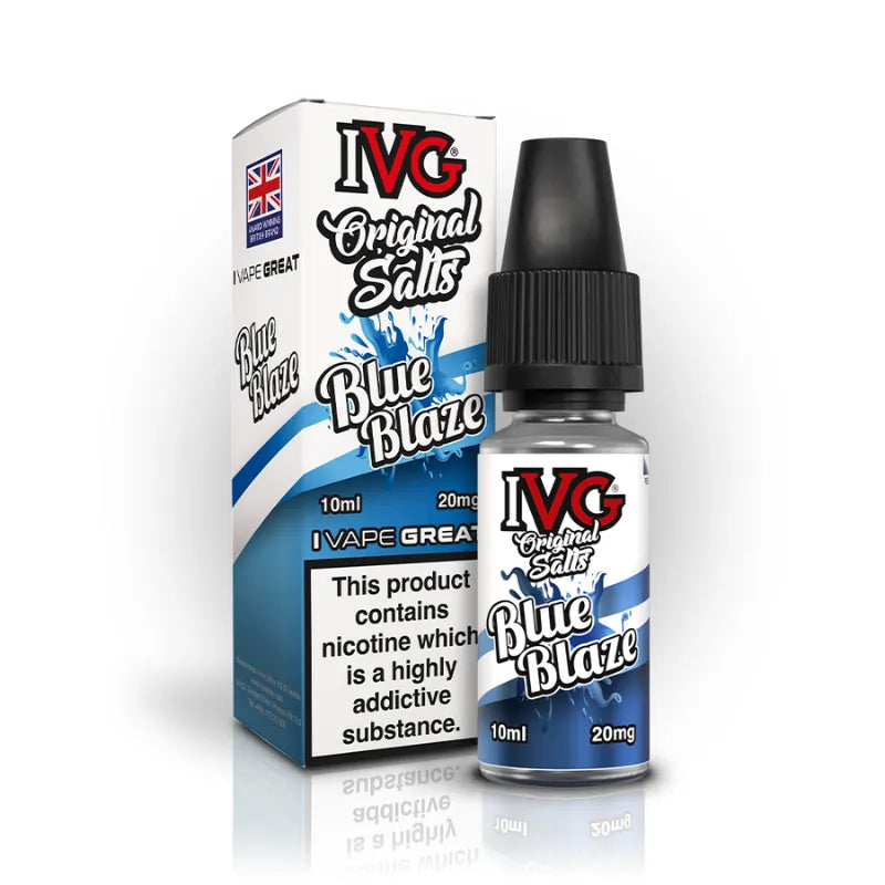 IVG Originals Nicotine Salt E-Liquids Blue Blaze 20MG Flavour
