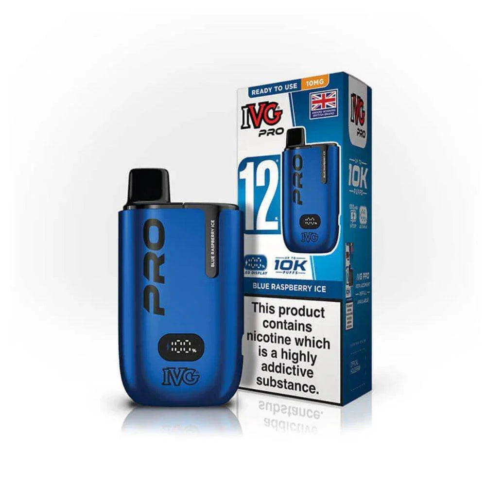 IVG Pro 12 Kit Blue raspberry Ice Flavour 10mg