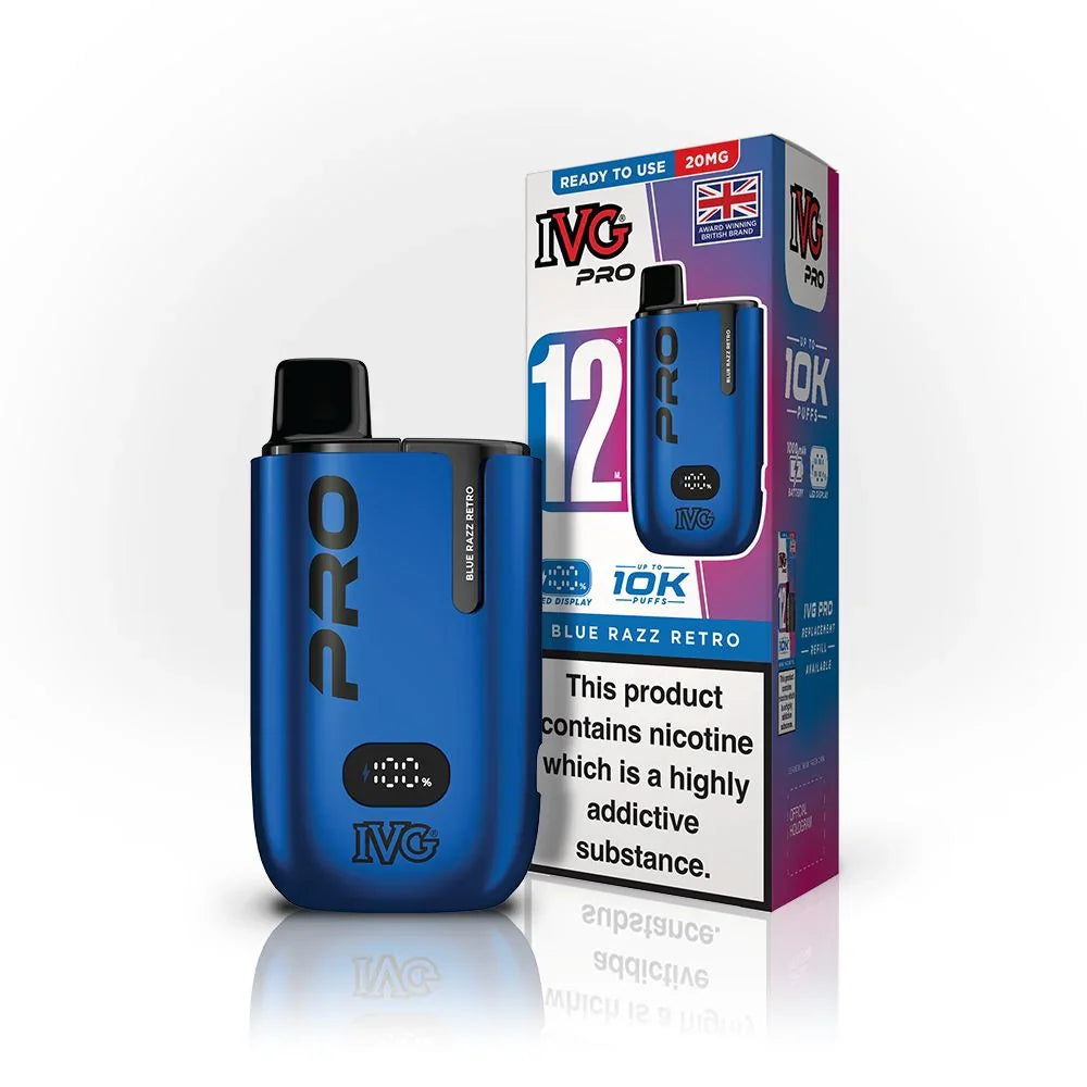 IVG Pro 12 Kit Blue Razz Retro Flavour