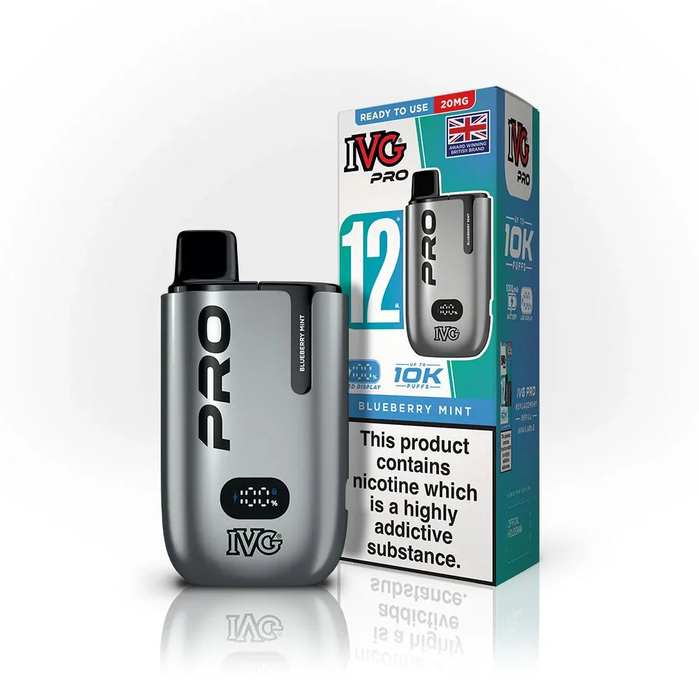 IVG Pro 12 Kit Blueberry Mint Flavour