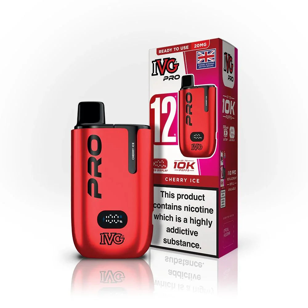 IVG Pro 12 Kit Cherry Ice Flavour