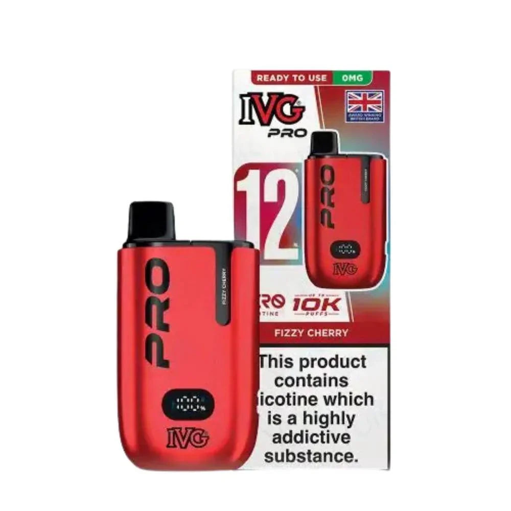 IVG Pro 12 Kit Fizzy Cherry Flavour 0mg