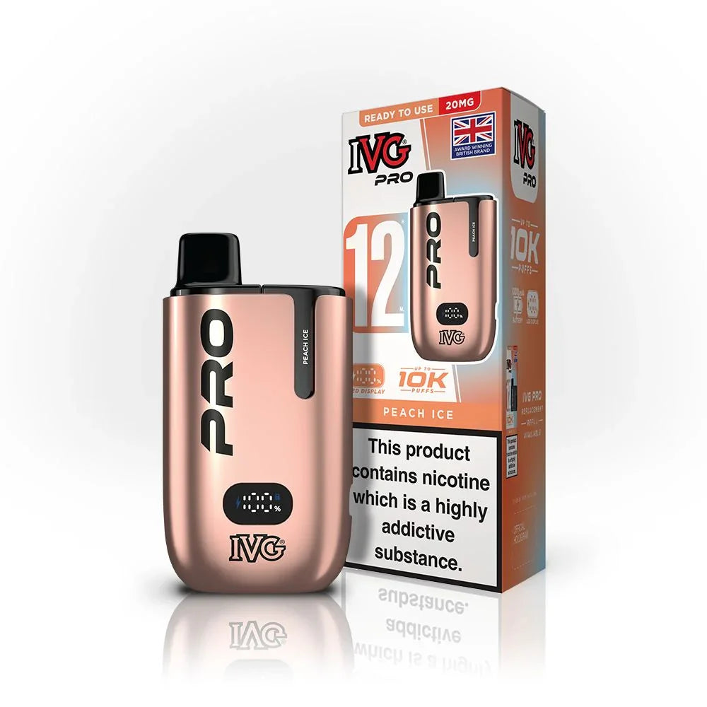 IVG Pro 12 Kit Peach Ice Flavour